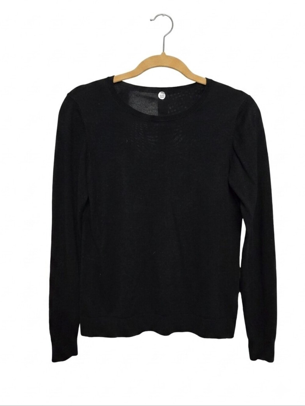 Margaret O'Leary 100% Cotton Long. Sleeve Lightweight Sweater 18" PTP Sz S/M